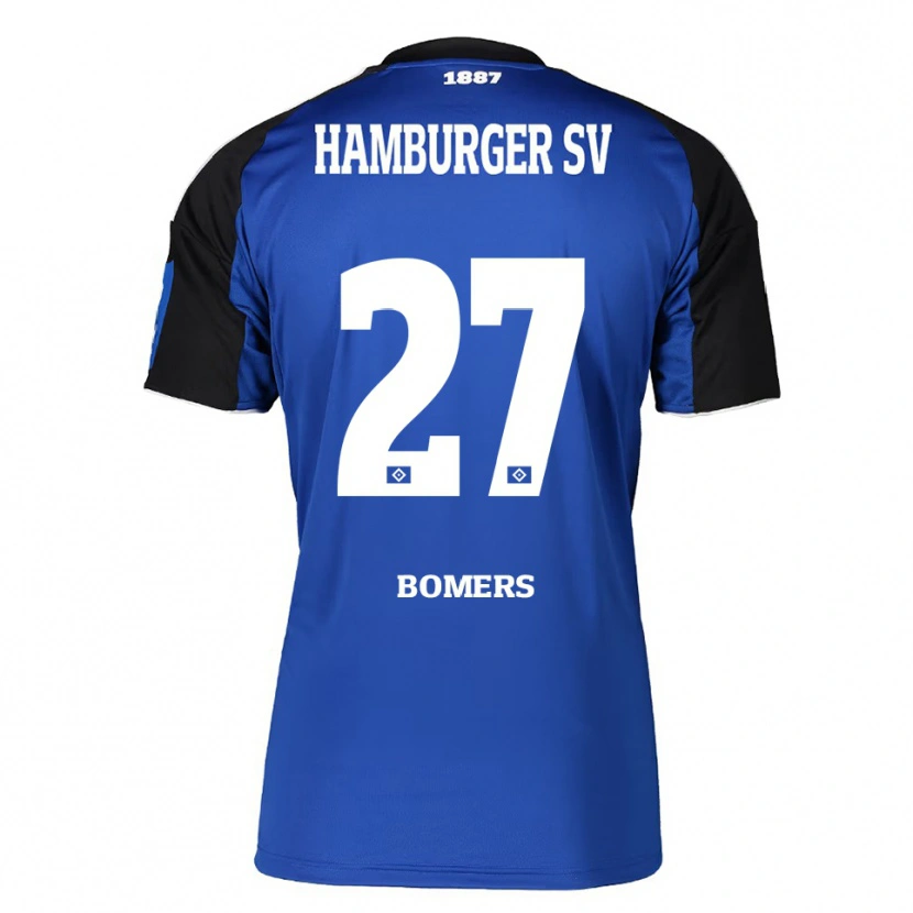 Danxen Dámské Henrik Bomers #27 Modrá Černá Daleko Hráčské Dresy 2025/26 Dres