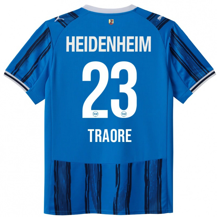Danxen Dámské Omar Traoré #23 Modrá Námořnická Modř Daleko Hráčské Dresy 2025/26 Dres