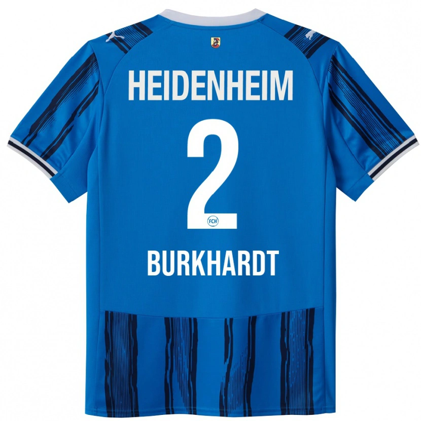 Danxen Dámské Hannes Burkhardt #2 Modrá Námořnická Modř Daleko Hráčské Dresy 2025/26 Dres