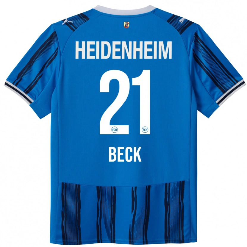 Danxen Dámské Adrian Beck #21 Modrá Námořnická Modř Daleko Hráčské Dresy 2025/26 Dres