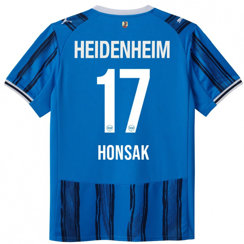 Danxen Dámské Mathias Honsak #17 Modrá Námořnická Modř Daleko Hráčské Dresy 2025/26 Dres