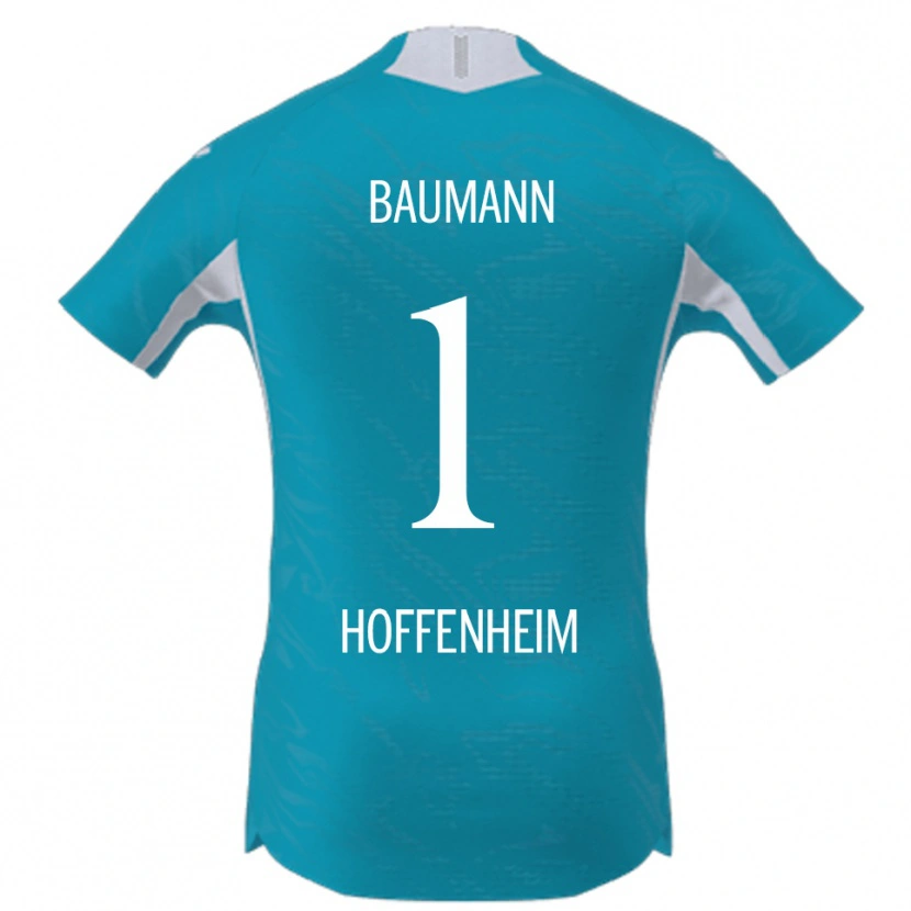 Danxen Dámské Oliver Baumann #1 Nebesky Modrá Daleko Hráčské Dresy 2025/26 Dres