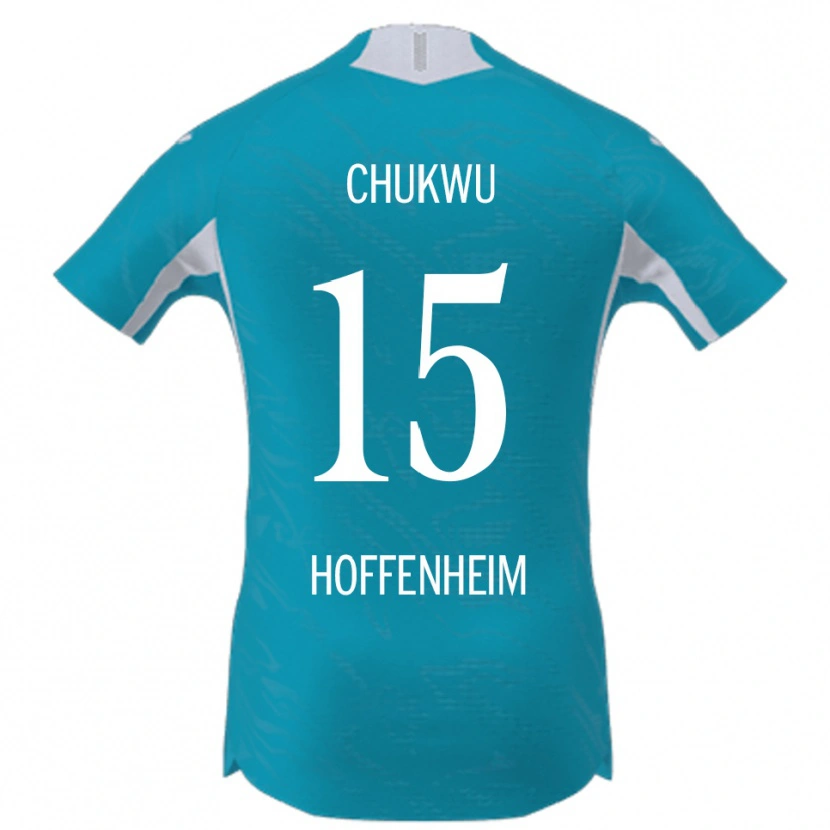 Danxen Dámské Emmanuel Chukwu #15 Nebesky Modrá Daleko Hráčské Dresy 2025/26 Dres