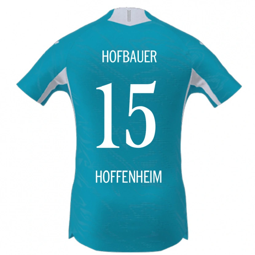Danxen Dámské Anton Hofbauer #15 Nebesky Modrá Daleko Hráčské Dresy 2025/26 Dres