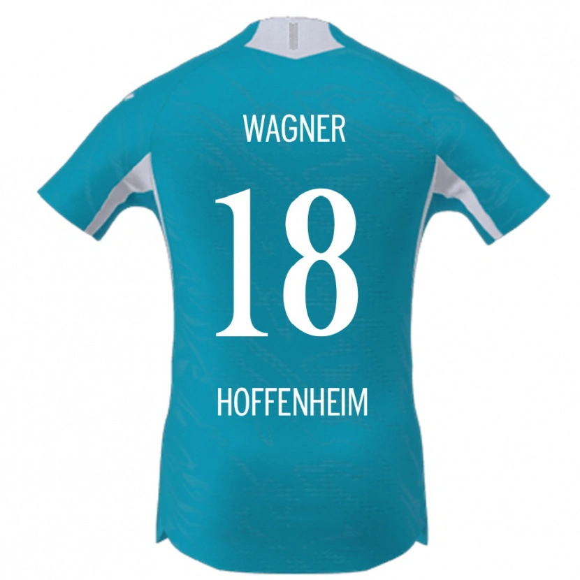 Danxen Dámské Ricardo Wagner #18 Nebesky Modrá Daleko Hráčské Dresy 2025/26 Dres
