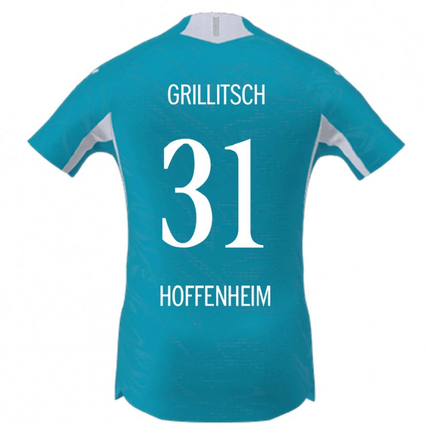 Danxen Dámské Florian Grillitsch #31 Nebesky Modrá Daleko Hráčské Dresy 2025/26 Dres