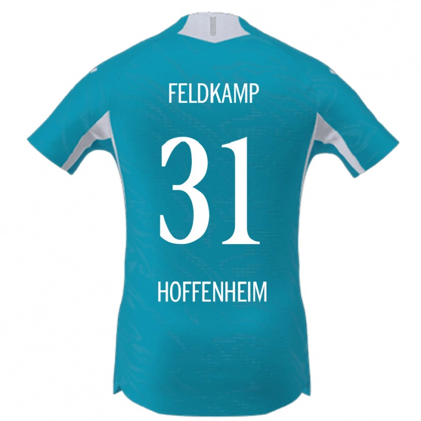 Danxen Dámské Jana Feldkamp #31 Nebesky Modrá Daleko Hráčské Dresy 2025/26 Dres