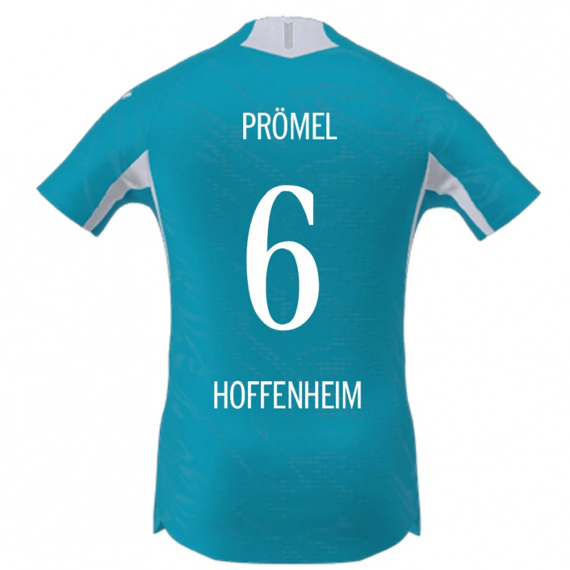 Danxen Dámské Grischa Prömel #6 Nebesky Modrá Daleko Hráčské Dresy 2025/26 Dres