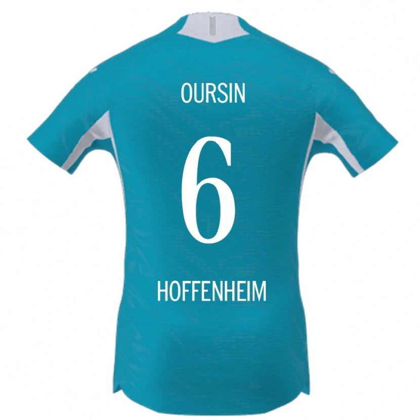 Danxen Dámské Fredrik Oursin #6 Nebesky Modrá Daleko Hráčské Dresy 2025/26 Dres