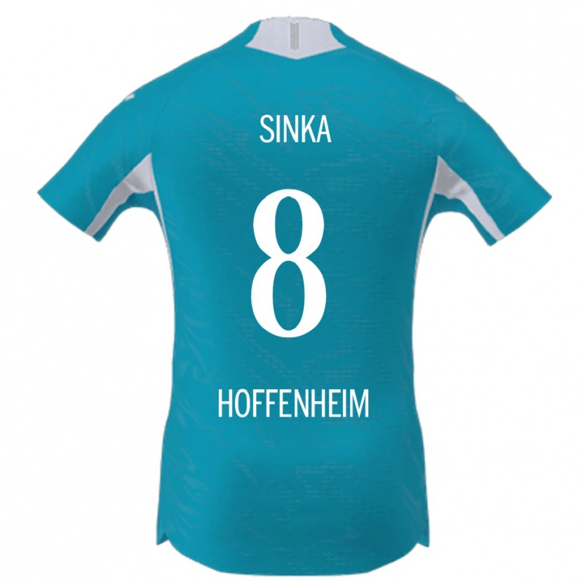 Danxen Dámské Napsugár Sinka #8 Nebesky Modrá Daleko Hráčské Dresy 2025/26 Dres