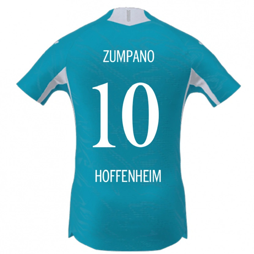Danxen Dámské Nevio Zumpano #10 Nebesky Modrá Daleko Hráčské Dresy 2025/26 Dres