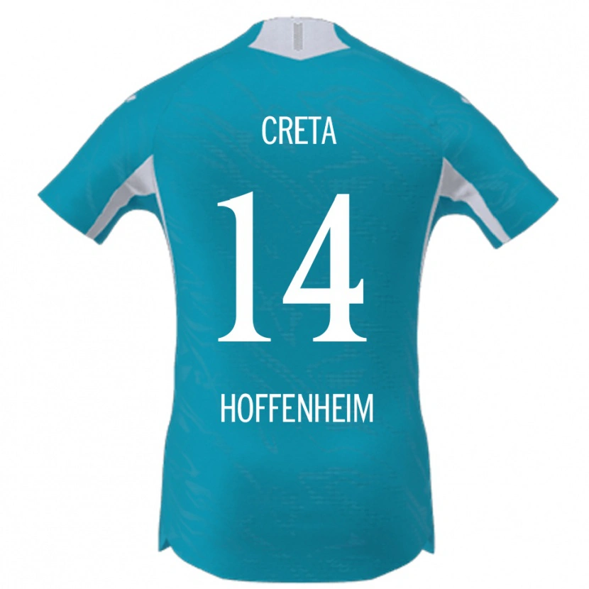 Danxen Dámské David Creța #14 Nebesky Modrá Daleko Hráčské Dresy 2025/26 Dres