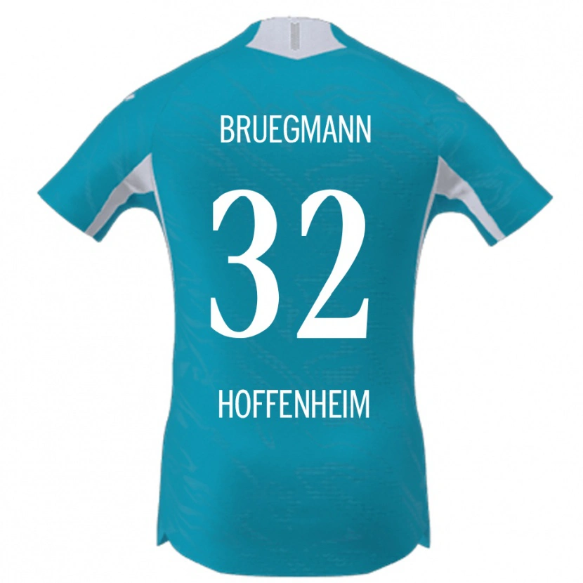 Danxen Dámské Lukas Bruegmann #32 Nebesky Modrá Daleko Hráčské Dresy 2025/26 Dres