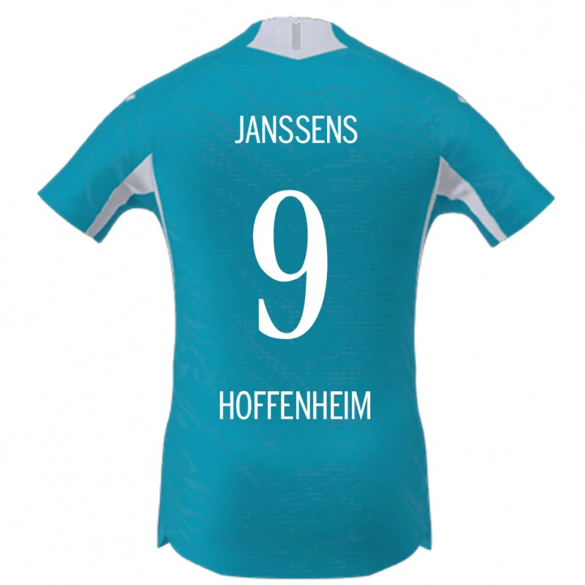 Danxen Dámské Jill Janssens #9 Nebesky Modrá Daleko Hráčské Dresy 2025/26 Dres