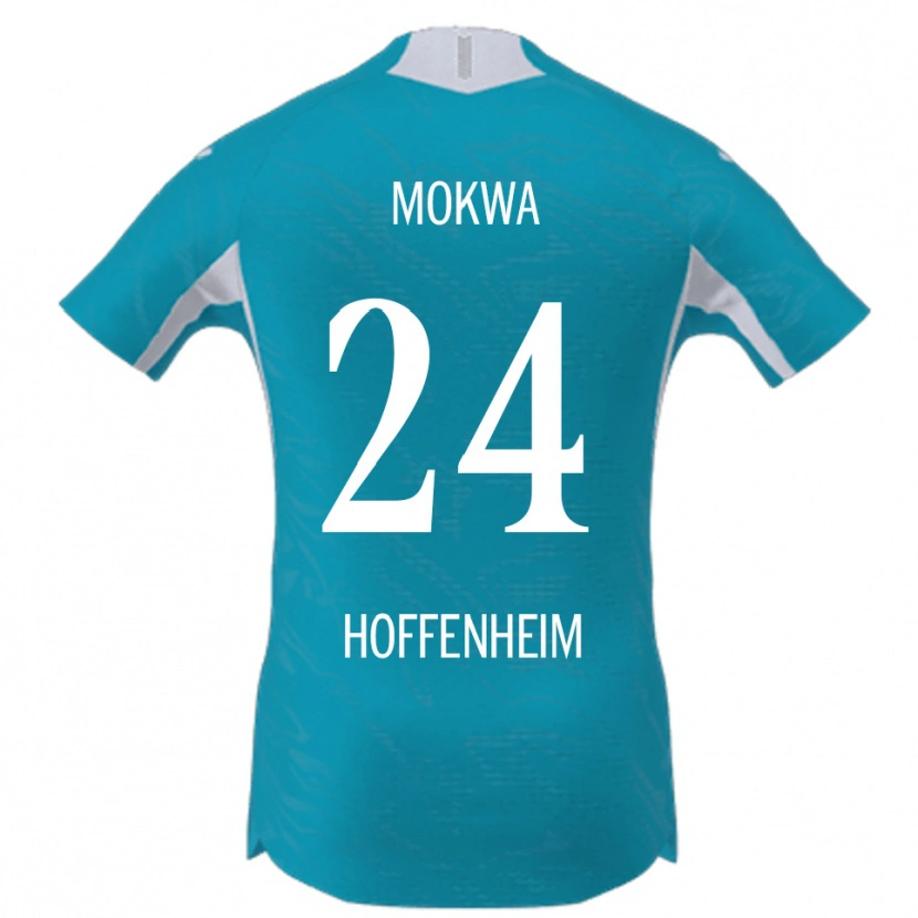 Danxen Dámské David Mokwa #24 Nebesky Modrá Daleko Hráčské Dresy 2025/26 Dres