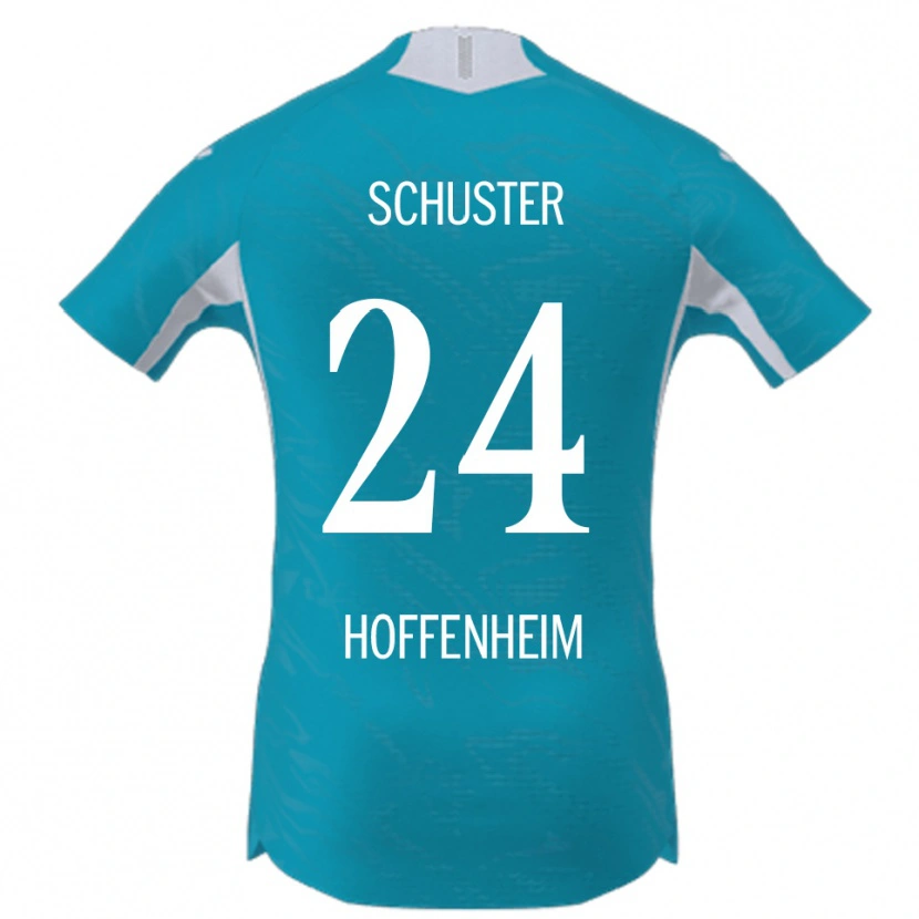 Danxen Dámské Julian Schuster #24 Nebesky Modrá Daleko Hráčské Dresy 2025/26 Dres