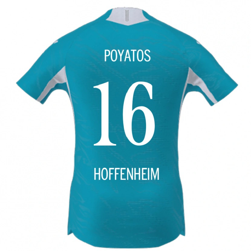 Danxen Dámské Miguel Poyatos #16 Nebesky Modrá Daleko Hráčské Dresy 2025/26 Dres