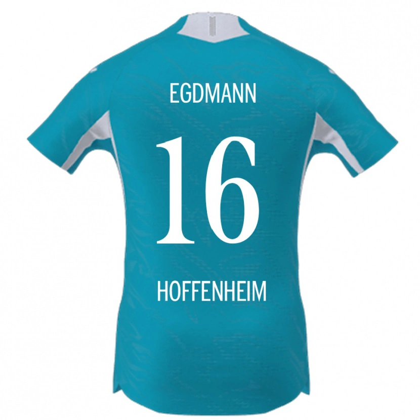 Danxen Dámské Mika Egdmann #16 Nebesky Modrá Daleko Hráčské Dresy 2025/26 Dres