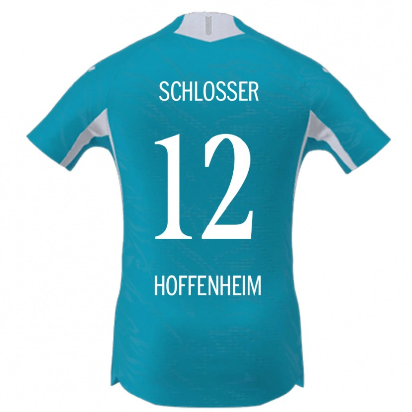 Danxen Dámské Nils Schlosser #12 Nebesky Modrá Daleko Hráčské Dresy 2025/26 Dres