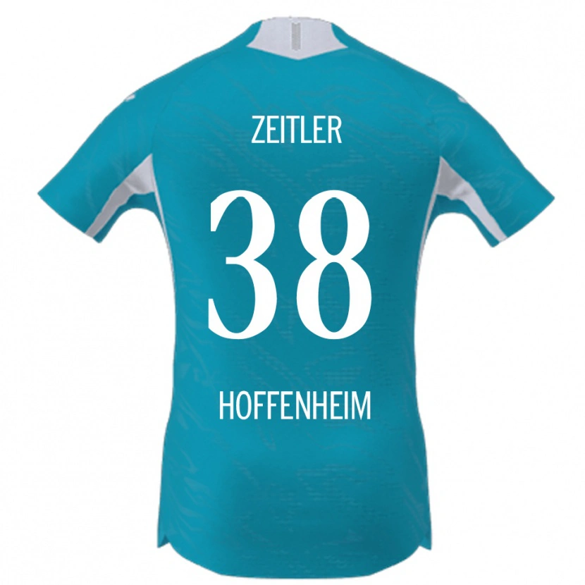 Danxen Dámské Deniz Zeitler #38 Nebesky Modrá Daleko Hráčské Dresy 2025/26 Dres
