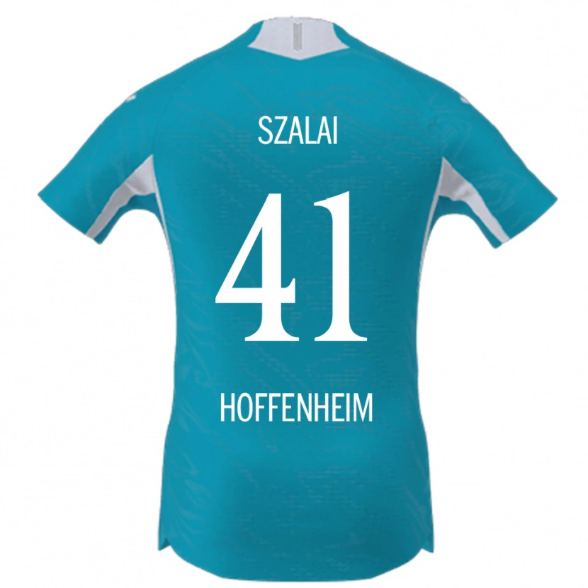 Danxen Dámské Attila Szalai #41 Nebesky Modrá Daleko Hráčské Dresy 2025/26 Dres