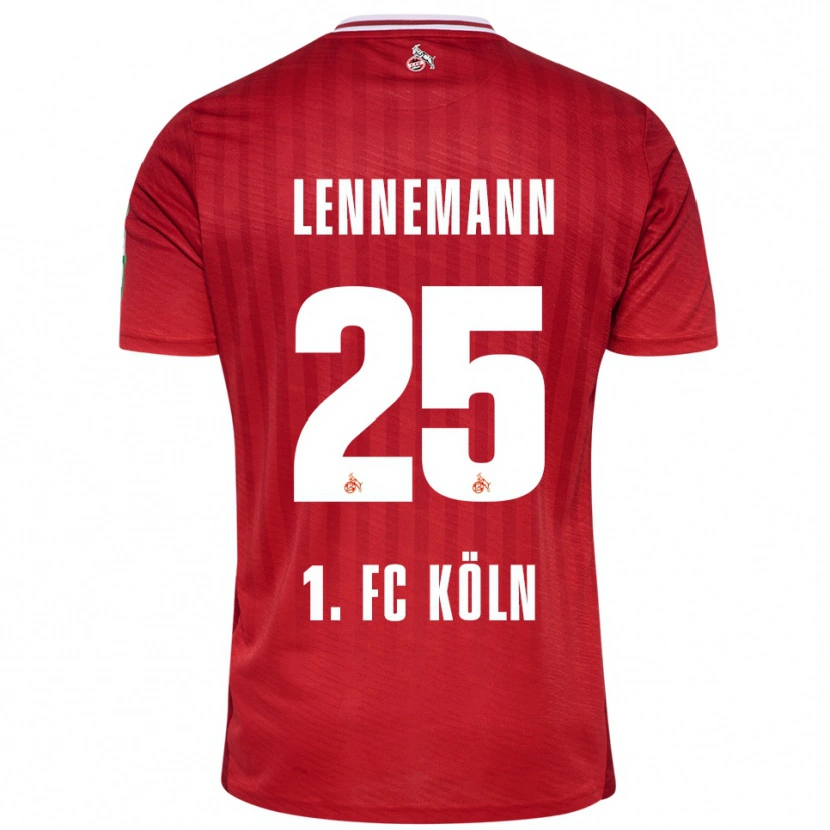 Danxen Dámské Bernie Lennemann #25 Červená Bílá Daleko Hráčské Dresy 2025/26 Dres