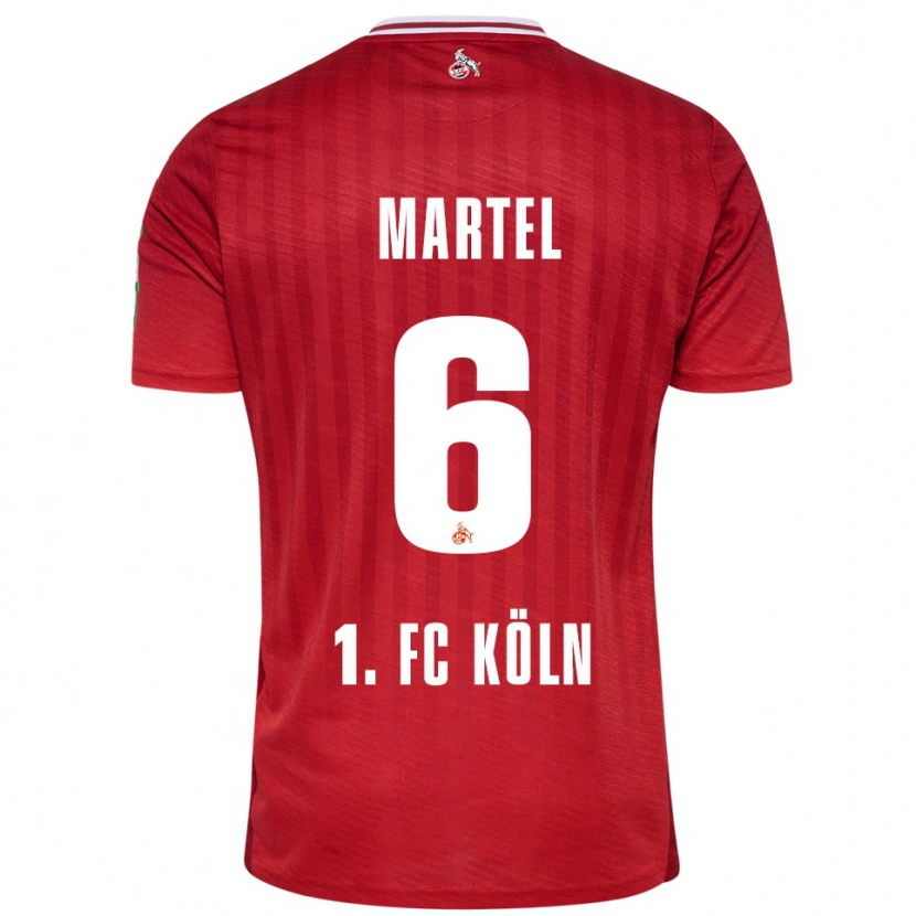 Danxen Dámské Eric Martel #6 Červená Bílá Daleko Hráčské Dresy 2025/26 Dres