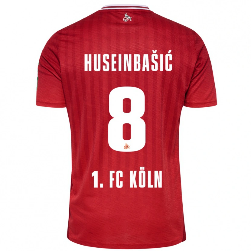 Danxen Dámské Denis Huseinbasic #8 Červená Bílá Daleko Hráčské Dresy 2025/26 Dres