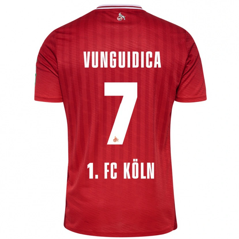 Danxen Dámské Exaouse Vunguidica #7 Červená Bílá Daleko Hráčské Dresy 2025/26 Dres
