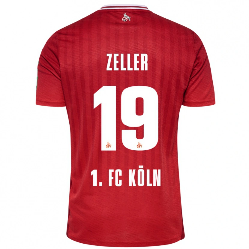 Danxen Dámské Dóra Zeller #19 Červená Bílá Daleko Hráčské Dresy 2025/26 Dres
