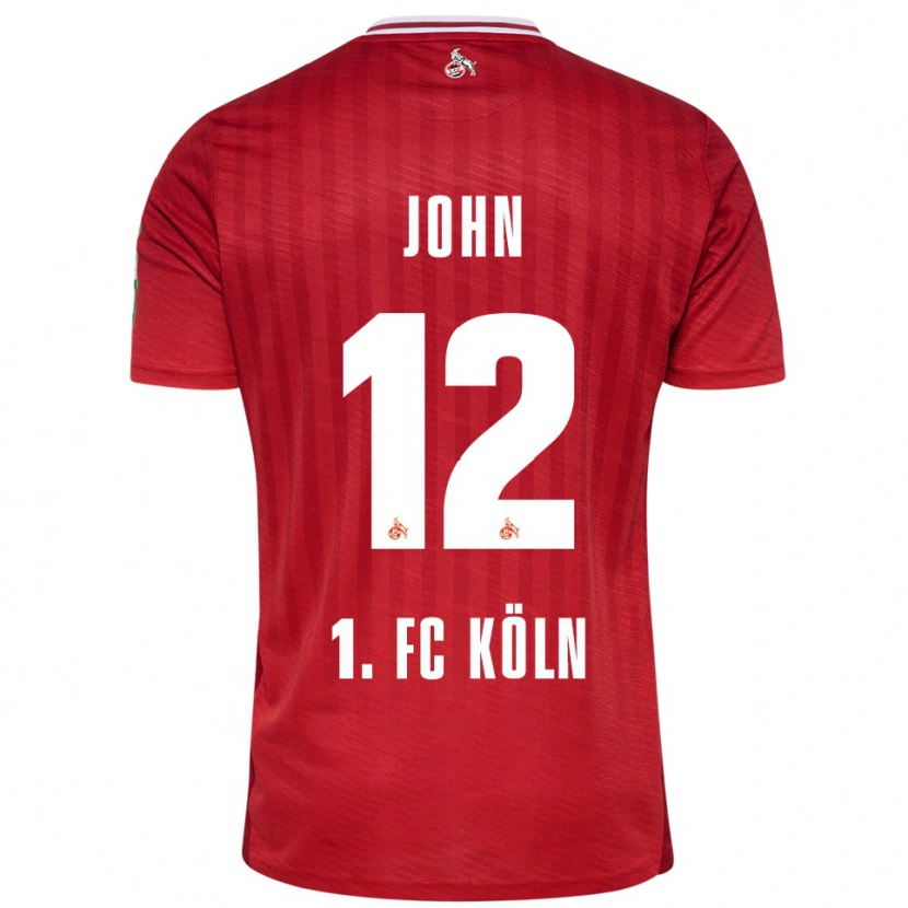 Danxen Dámské Neven John #12 Červená Bílá Daleko Hráčské Dresy 2025/26 Dres