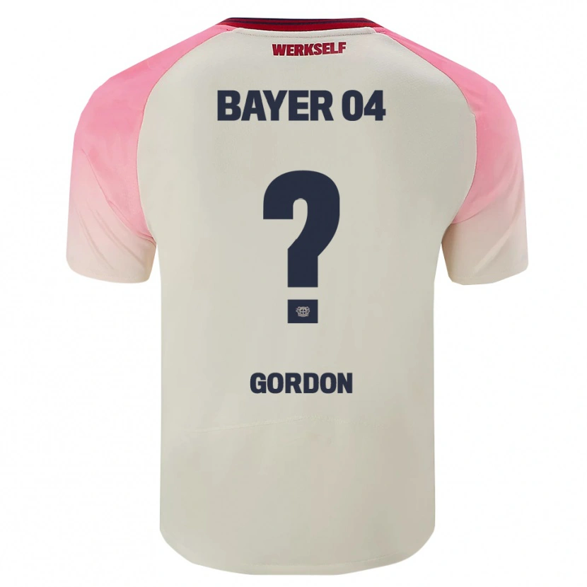 Danxen Dámské Max Gordon #0 Růžová Špinavě Bílá Daleko Hráčské Dresy 2025/26 Dres