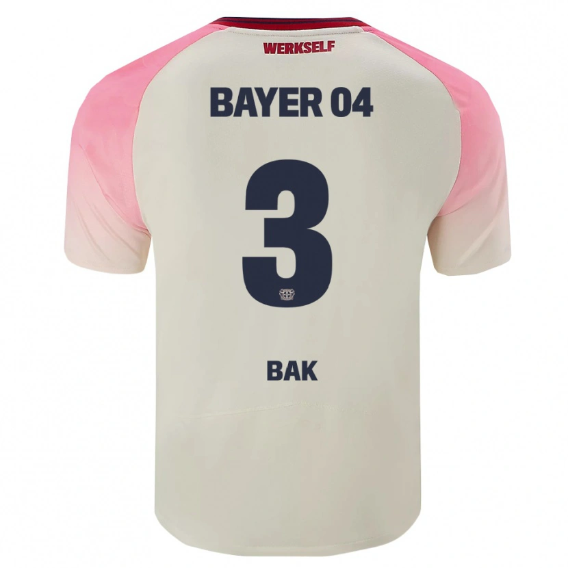 Danxen Dámské Emre Bak #3 Růžová Špinavě Bílá Daleko Hráčské Dresy 2025/26 Dres