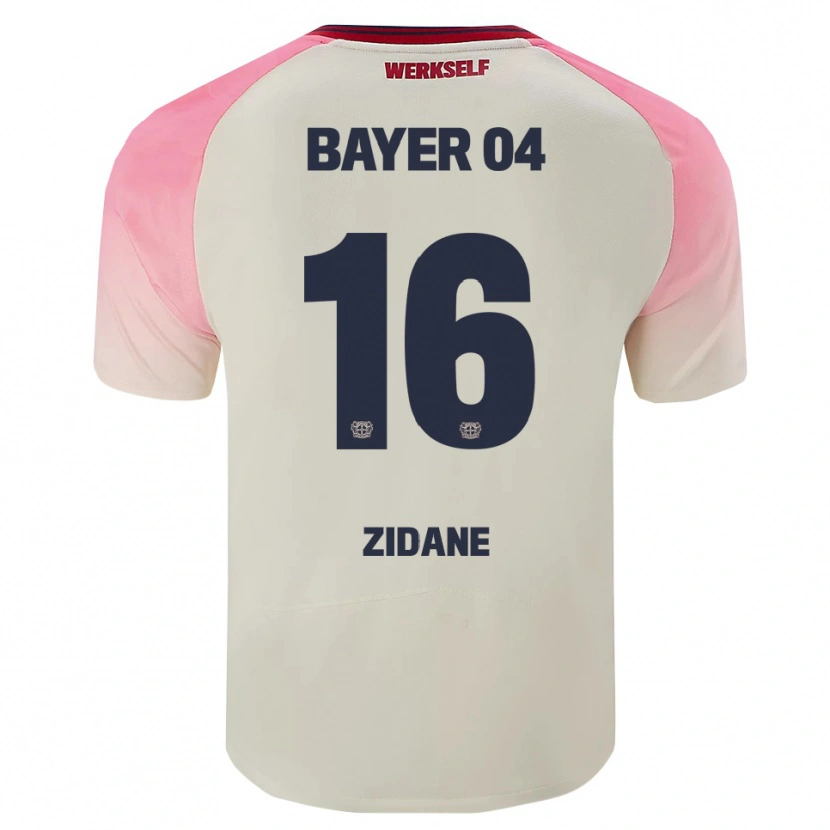 Danxen Dámské Rayan Zidane #16 Růžová Špinavě Bílá Daleko Hráčské Dresy 2025/26 Dres