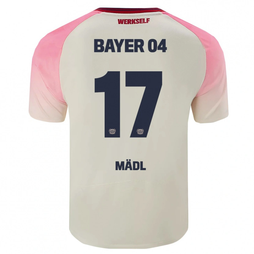 Danxen Dámské Valentina Mädl #17 Růžová Špinavě Bílá Daleko Hráčské Dresy 2025/26 Dres