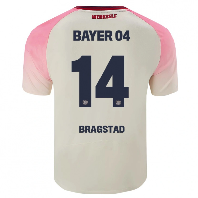 Danxen Dámské Emilie Bragstad #14 Růžová Špinavě Bílá Daleko Hráčské Dresy 2025/26 Dres