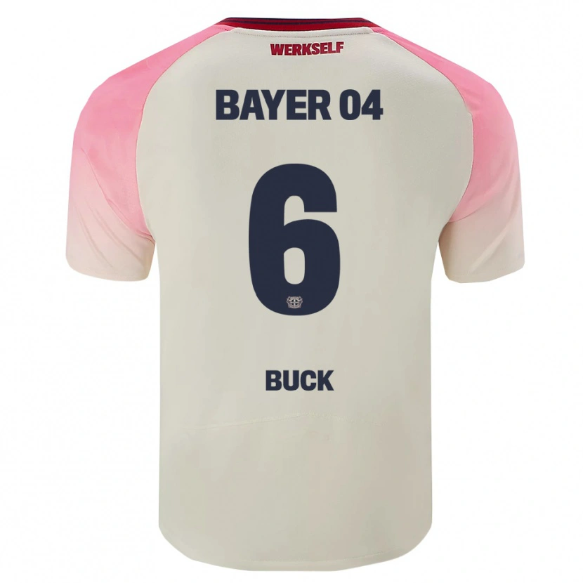 Danxen Dámské Dustin Buck #6 Růžová Špinavě Bílá Daleko Hráčské Dresy 2025/26 Dres