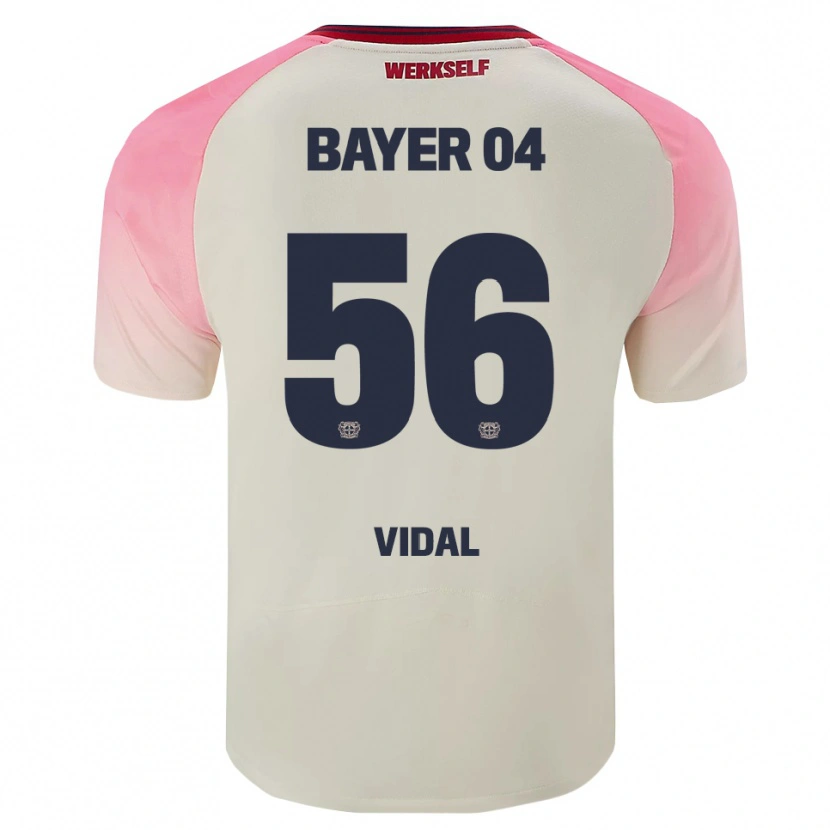 Danxen Dámské Juliette Vidal #56 Růžová Špinavě Bílá Daleko Hráčské Dresy 2025/26 Dres