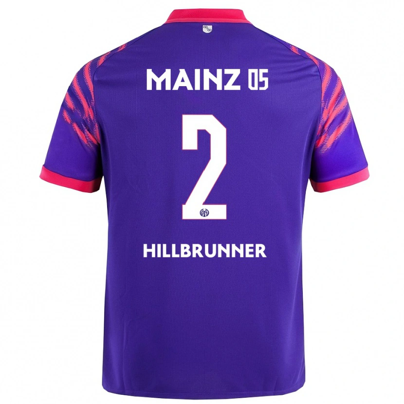 Danxen Dámské Fynn Hillbrunner #2 Námořnická Modř Růžová Daleko Hráčské Dresy 2025/26 Dres