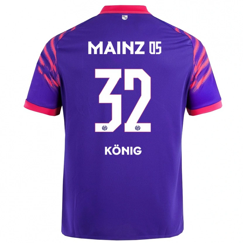 Danxen Dámské Raúl König #32 Námořnická Modř Růžová Daleko Hráčské Dresy 2025/26 Dres
