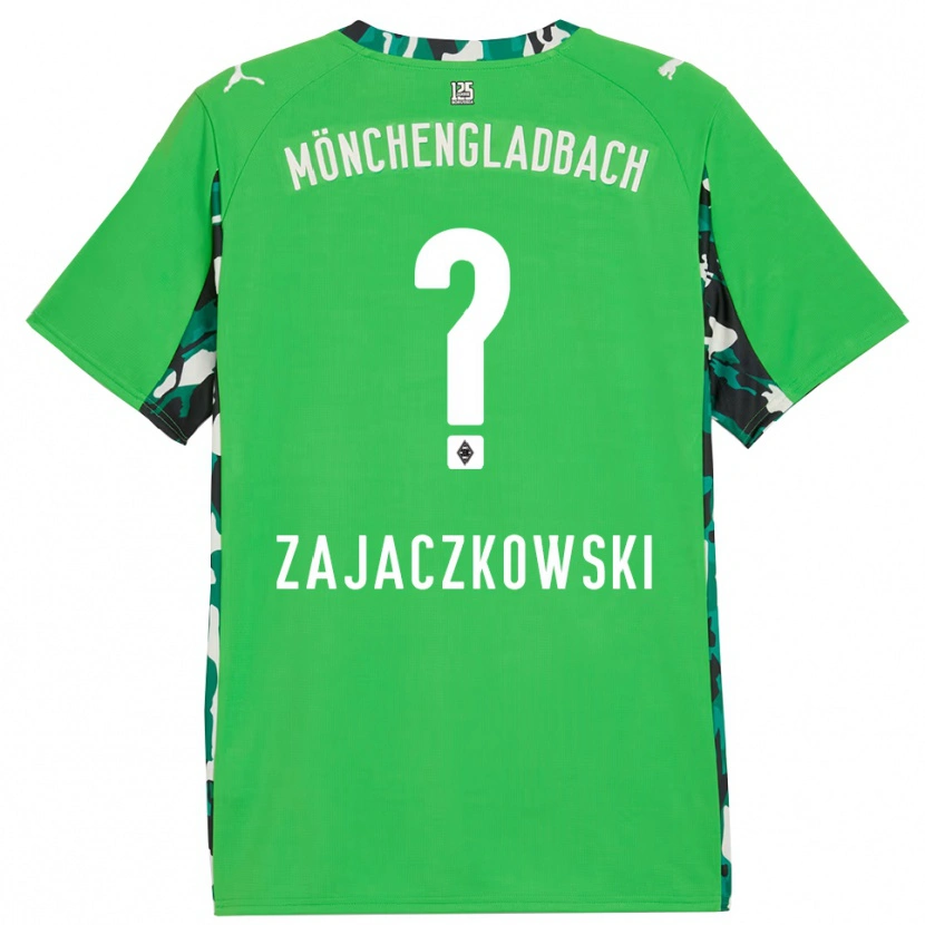 Danxen Dámské Vincent Zajaczkowski #0 Zelená Černá Daleko Hráčské Dresy 2025/26 Dres