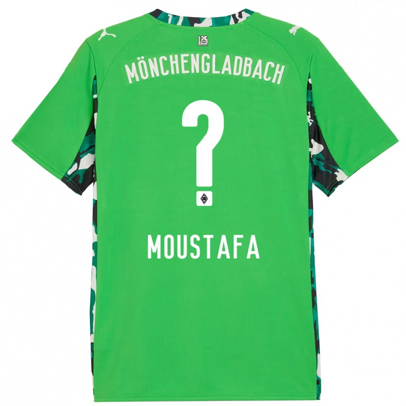 Danxen Dámské Seif Ashraf Moustafa #0 Zelená Černá Daleko Hráčské Dresy 2025/26 Dres