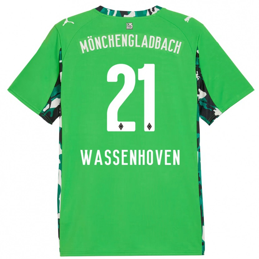 Danxen Dámské Michelle Wassenhoven #21 Zelená Černá Daleko Hráčské Dresy 2025/26 Dres