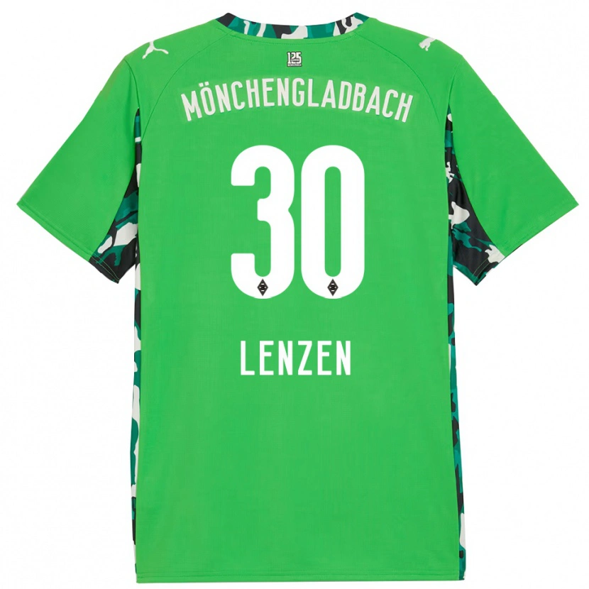 Danxen Dámské Hannah Lenzen #30 Zelená Černá Daleko Hráčské Dresy 2025/26 Dres