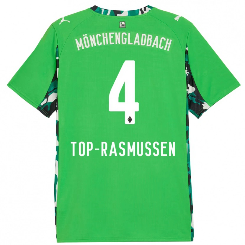 Danxen Dámské Tristan Top-Rasmussen #4 Zelená Černá Daleko Hráčské Dresy 2025/26 Dres