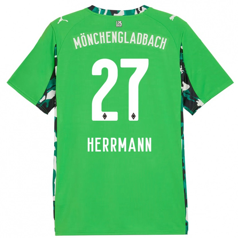 Danxen Dámské Michelle Herrmann #27 Zelená Černá Daleko Hráčské Dresy 2025/26 Dres