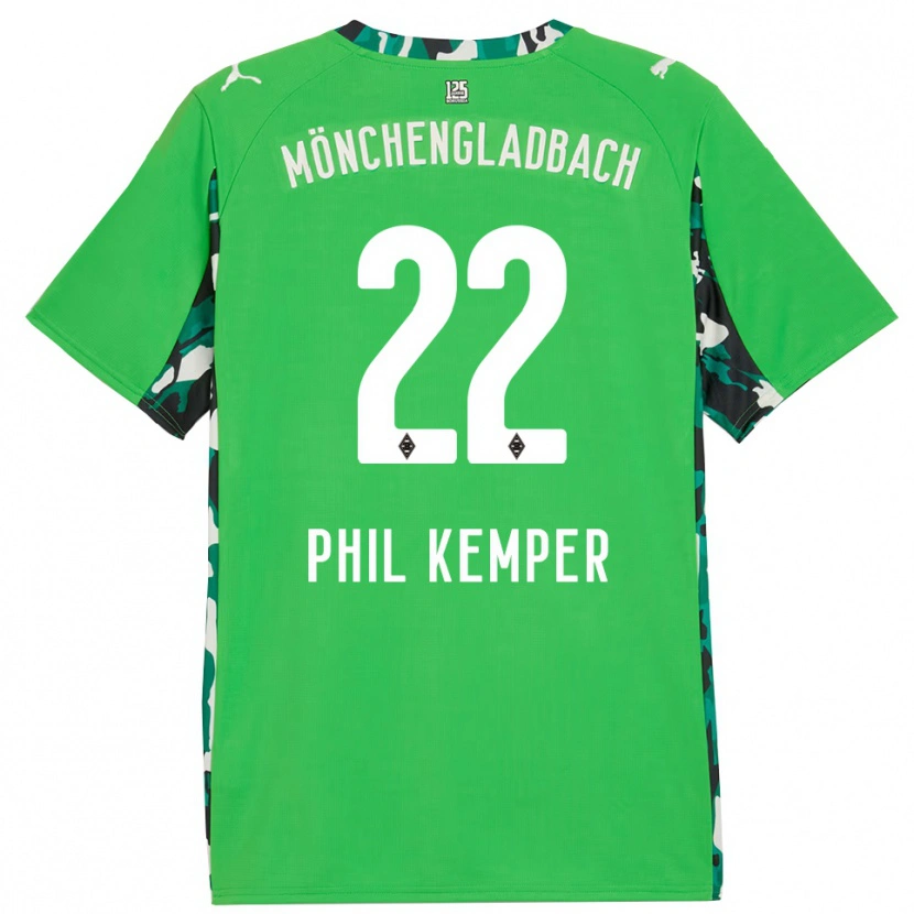 Danxen Dámské Phil Kemper #22 Zelená Černá Daleko Hráčské Dresy 2025/26 Dres