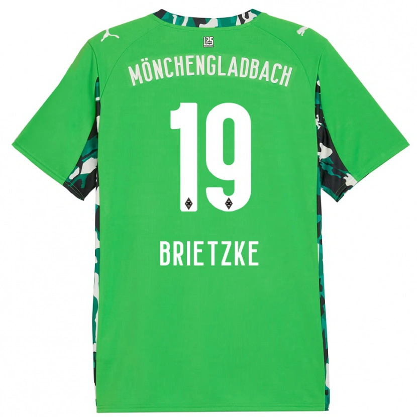Danxen Dámské Yvonne Brietzke #19 Zelená Černá Daleko Hráčské Dresy 2025/26 Dres