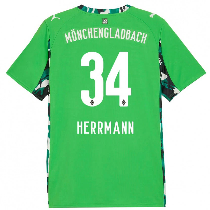 Danxen Dámské Charles Herrmann #34 Zelená Černá Daleko Hráčské Dresy 2025/26 Dres