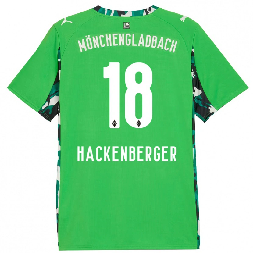 Danxen Dámské Jessica Hackenberger #18 Zelená Černá Daleko Hráčské Dresy 2025/26 Dres